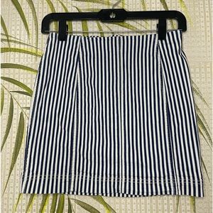 Jolt blue/white striped denim skirt Size 5